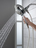 75583C Universal Showering Components In2ition 5-Setting Two-in-One Shower, Chrome