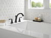 T2732-BL Woodhurst Delta Woodhurst Roman Tub Trim, Matte Black