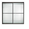 68" Tall Framed, Bypass, Clear Glass Shower Door for 52" to 54" Width Openings in Oil Rubbed Bronze