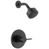 T14259-BL-PP Modern Monitor 14 Series Shower Trim, Matte Black