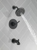 T14435-BL SAYLOR Monitor 14 Series Tub & Shower Trim, Matte Black