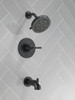T14435-BL SAYLOR Monitor 14 Series Tub & Shower Trim, Matte Black