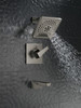 T14443-KS-PR Trillian 14 Series H2Okinetic Tub Shower Trim, Lumicoat Black Stainless