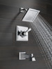 T14451-WE Dryden Monitor 14 Series Tub & Shower Trim, Chrome