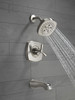 T144766-SS Stryke 14 Series Tub and Shower, Stainless