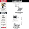 T14499-PR Pivotal Monitor 14 Series H2Okinetic Tub and Shower Trim, Lumicoat Chrome