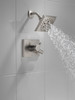 T17299-SS-PR Pivotal Monitor 17 Series H2Okinetic Shower Trim, Lumicoat Stainless
