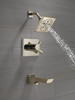 T17499-PN-PR Pivotal Monitor 17 Series H2Okinetic Tub and Shower Trim, Lumicoat Polished Nickel
