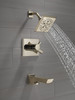 T17499-PN-PR Pivotal Monitor 17 Series H2Okinetic Tub and Shower Trim, Lumicoat Polished Nickel