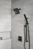 T24867-BL Ara Angular Modern Monitor 14 Series Valve Trim with 3-Setting Integrated Diverter, Matte Black