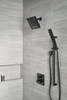 T24867-BL Ara Angular Modern Monitor 14 Series Valve Trim with 3-Setting Integrated Diverter, Matte Black