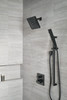 T24867-BL Ara Angular Modern Monitor 14 Series Valve Trim with 3-Setting Integrated Diverter, Matte Black