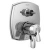 T27876-LHP Stryke 17 Series Integrated Diverter Trim with Three Function Diverter Less Diverter Handle, Chrome