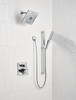 T27967 Ara Angular Modern Monitor 17 Series Valve Trim with 6-Setting Integrated Diverter, Chrome