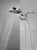 58680Universal Showering Components HydroRain H2Okinetic 5-Setting Two-in-One Shower Head, Chrome