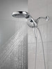 58680Universal Showering Components HydroRain H2Okinetic 5-Setting Two-in-One Shower Head, Chrome