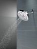 52488-PR Universal Showering Components H2Okinetic 4-Setting Shower Head with UltraSoak, Lumicoat Chrome