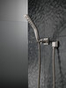 55799-SS-PR Universal Showering Components H2Okinetic 3-Setting Wall Mount Hand Shower, Lumicoat Stainless