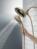 58569-CZ-PR25-PK Universal Showering Components In2ition 5-Setting Two-In-One Shower, Lumicoat Champagne Bronze