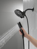 58620-BL-PK Universal Showering Components In2ition H2Okinetic 5-Setting Two-in-One Shower, Matte Black