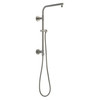 58810-SS-PR Universal Showering Components Emerge 18" Round Shower Column, Lumicoat Stainless