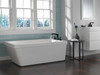 T2764-BL Ashlyn Delta Ashlyn Roman Tub Trim, Matte Black