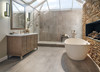 T17T459-CZH2O Trinsic TempAssure 17T Series H2Okinetic Tub & Shower Trim, Champagne Bronze