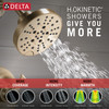 T14289-CZ-PR Tetra 14 Series Shower Trim, Lumicoat Champagne Bronze
