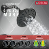 T17456-BL Dorval Monitor 17 Series Tub & Shower Trim, Matte Black
