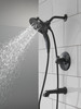 T17489-BL Tetra 17 Series Tub Shower Trim, Matte Black