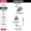 T17T489-SS-PR Tetra 17T Series Tub Shower Trim, Lumicoat Stainless