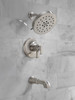 T17T489-SS-PR Tetra 17T Series Tub Shower Trim, Lumicoat Stainless