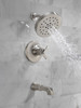 T17T489-SS-PR Tetra 17T Series Tub Shower Trim, Lumicoat Stainless