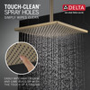 52159-CZ25 Universal Showering Components Single-Setting Metal Raincan Shower Head, Champagne Bronze