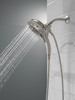 58620-SS-PR25-PK Universal Showering Components H2Okinetic In2ition 5-Setting Two-In-One Shower, Lumicoat Stainless