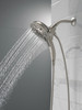 58620-SS-PR25-PK Universal Showering Components H2Okinetic In2ition 5-Setting Two-In-One Shower, Lumicoat Stainless