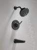T14472-BL Galeon 14S Tub Shower Trim with H2OKinetic, Matte Black