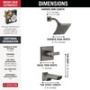 T14499-KS-PR Pivotal Monitor 14 Series H2Okinetic Tub and Shower Trim, Lumicoat Black Stainless
