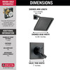 T17251-RB-WE Dryden Monitor 17 Series Shower Trim, Venetian Bronze