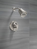 T17271-SS-PR Galeon 17 Series Shower Trim with Cylinder SH, Lumicoat Stainless