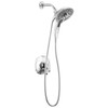T17289-PR Tetra 17 Series Shower Trim, Lumicoat Chrome