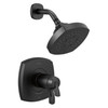 T17T276-BL Stryke 17 Thermostatic Shower Only, Matte Black