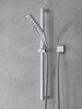 51799-PR Universal Showering Components H2Okinetic 3-Setting Slide Bar Hand Shower, Lumicoat Chrome