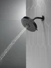 52488-BL Universal Showering Components H2Okinetic 4-Setting Shower Head with UltraSoak, Matte Black