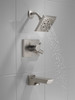 T17499-SS-PR Pivotal Monitor 17 Series H2Okinetic Tub and Shower Trim, Lumicoat Stainless