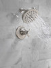 T17T289-SS-PR Tetra 17T Series Shower Trim, Lumicoat Stainless