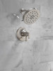 T17T289-SS-PR Tetra 17T Series Shower Trim, Lumicoat Stainless