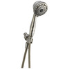 59346-SS-PK Universal Showering Components Premium 7-Setting Shower Mount Hand Shower, Stainless