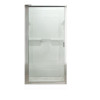 63.5" Tall Framed, Pivot, Clear Glass Shower Door for 31.13" to 32.88" Width Openings in Silver
