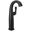 777-BL-DST Stryke 6.44-in x 4.38-in x 11.75-in Single Handle Vessel Bathroom Faucet, Matte Black